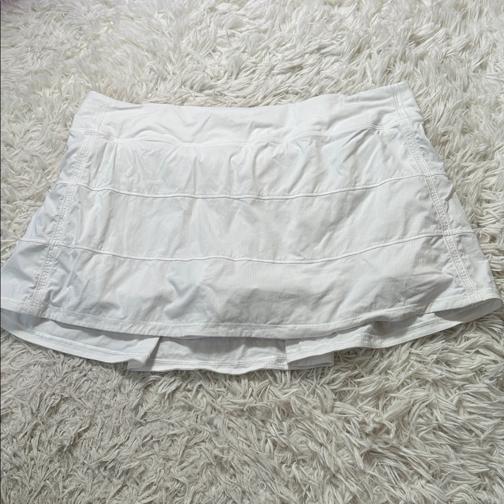 Lululemon Pace Rival Skirt (Tall) *4-way Stretch 15" White
